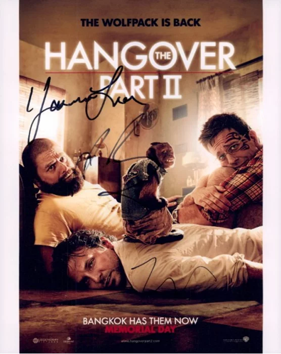 The Hangover Part II autograph