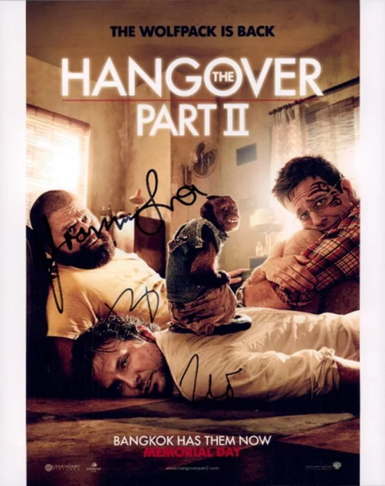 The Hangover Part II autograph