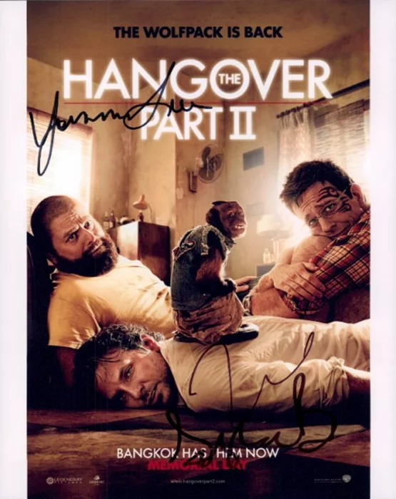 The Hangover Part II autograph