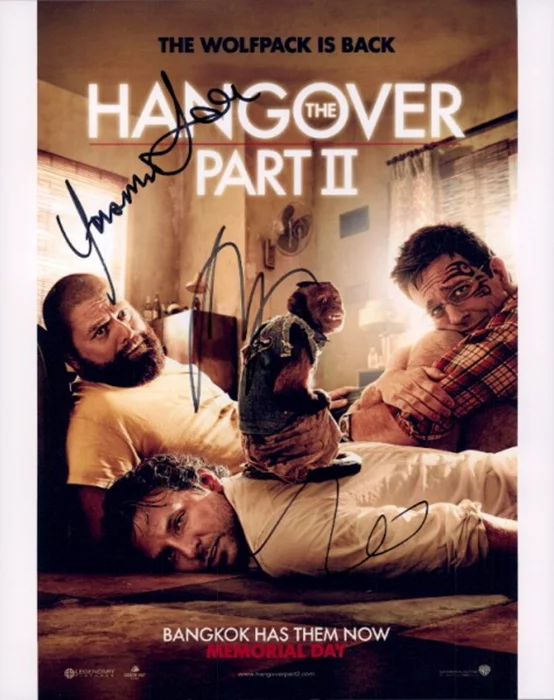 The Hangover Part II autograph