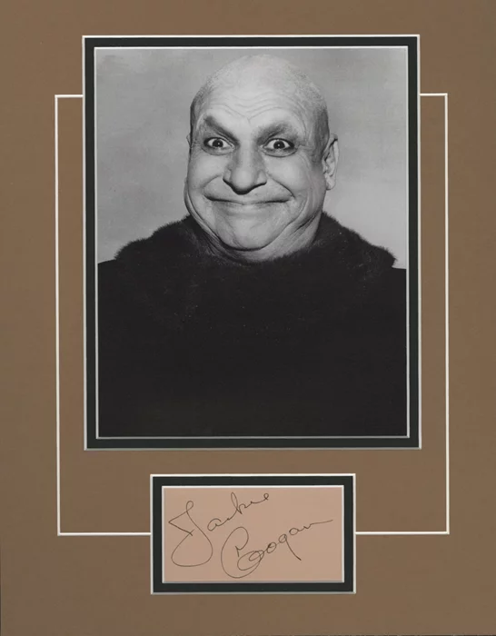 Jackie Coogan autograph