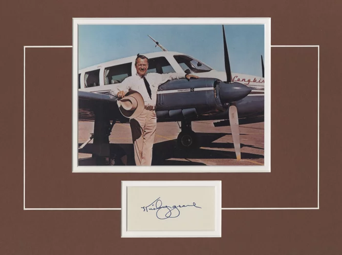 Kirby Grant as Sky King autograph