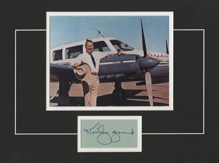 Kirby Grant as Sky King autograph