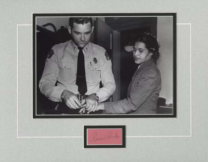 Rosa Parks autograph