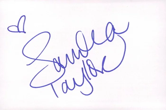 Sandra Taylor autograph