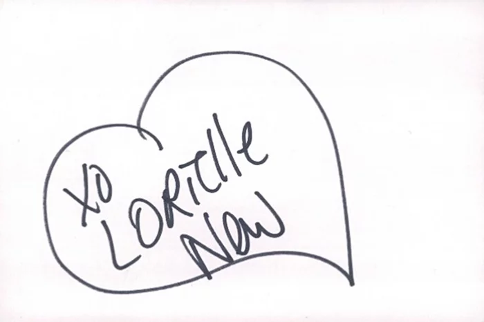Lorielle New autograph