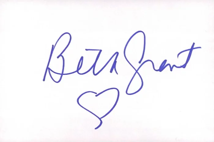 Beth Grant autograph