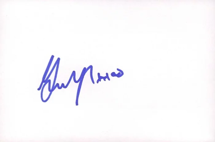 Gilland Jones autograph