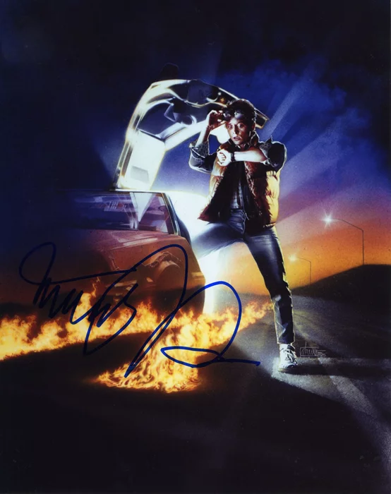 Michael J. Fox autograph