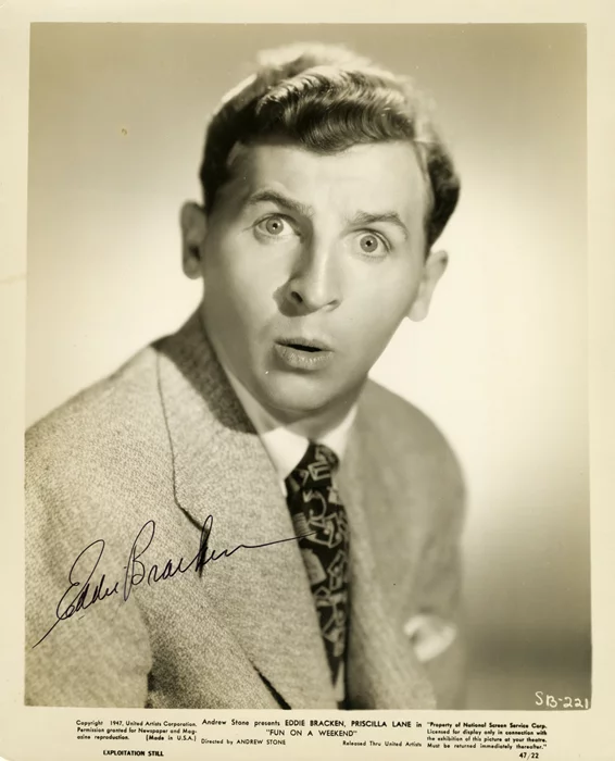 Eddie Bracken autograph