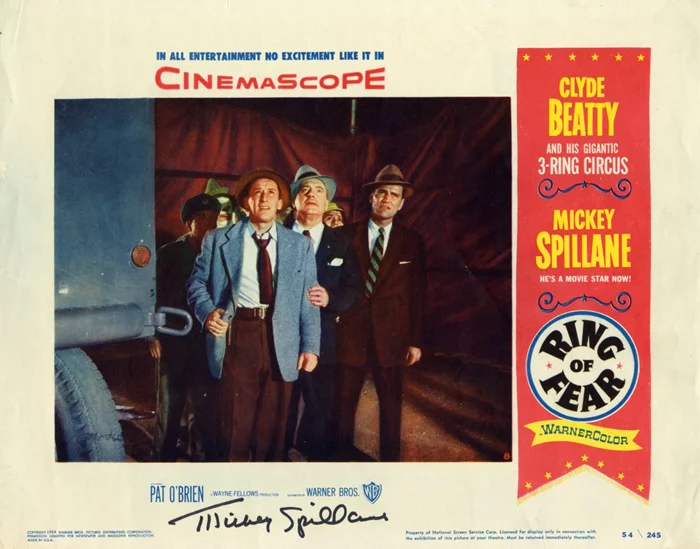 Mickey Spillane autograph