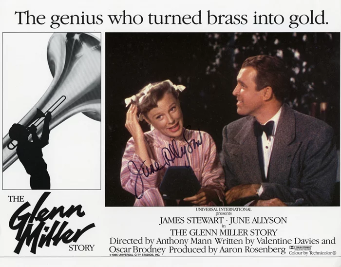 June Allyson autograph