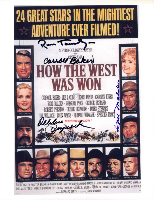 How The West Was Won autograph