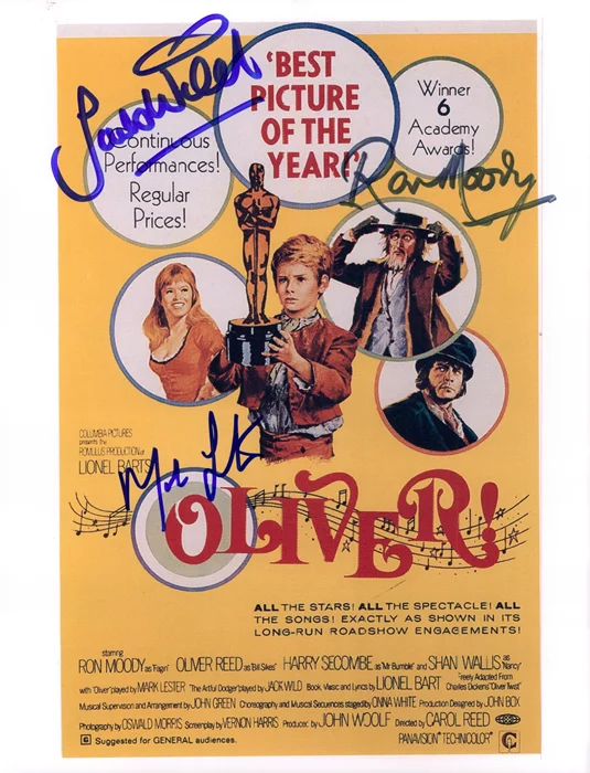 Oliver! autograph