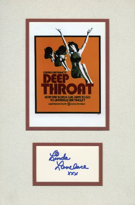 Linda Lovelace autograph
