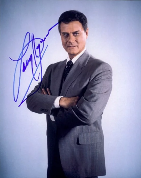Larry Hagman autograph