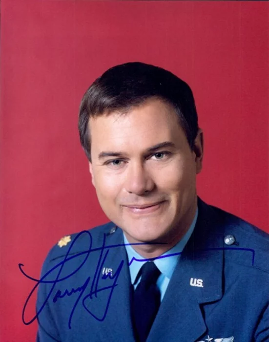 Larry Hagman autograph