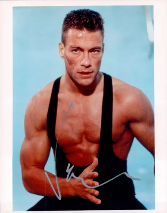 Jean-Claude Van Damme autograph