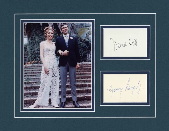 On Her Majesty's Secret Service autograph