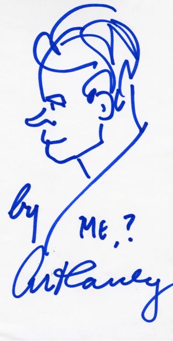 Art Carney autograph