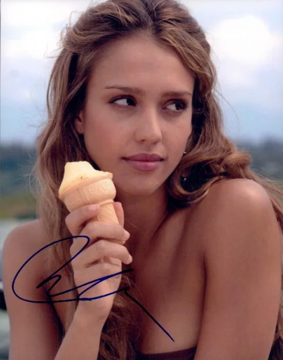 Jessica Alba autograph