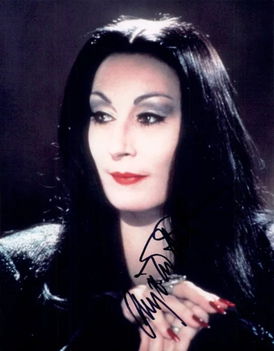 Anjelica Huston autograph