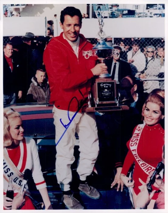 Mario Andretti autograph