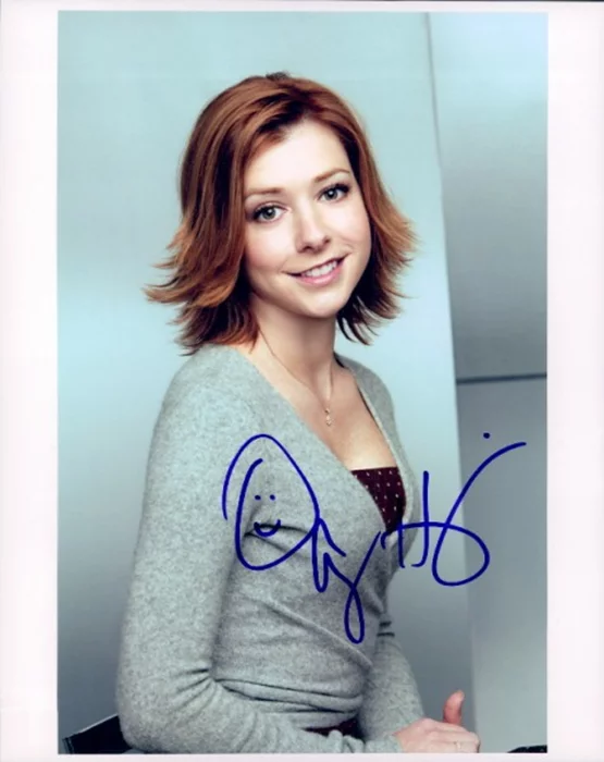 Alyson Hannigan autograph