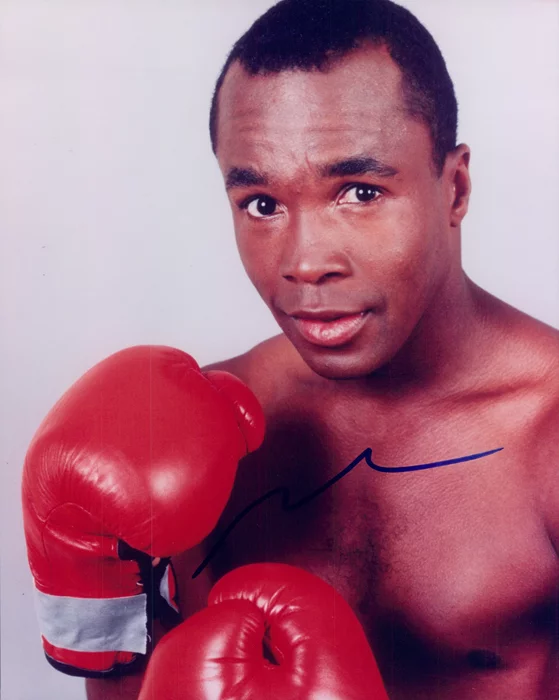 Sugar Ray Leonard autograph