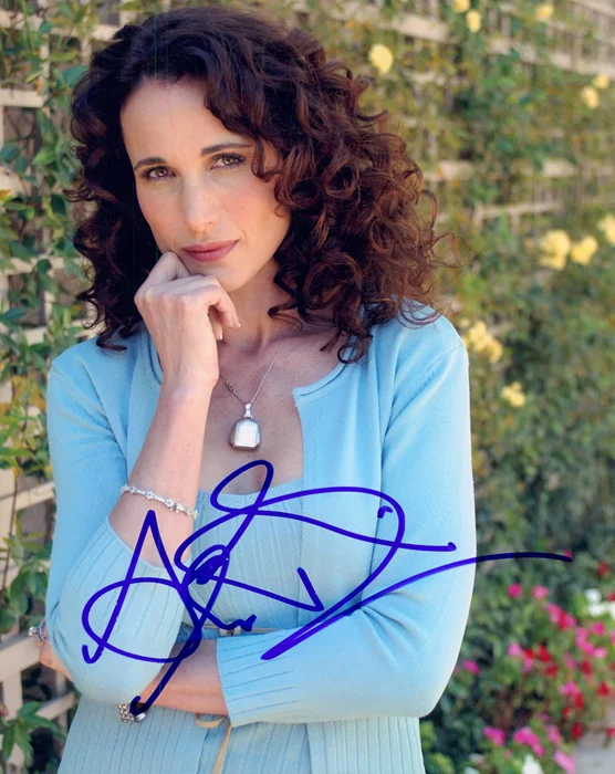 Andie MacDowell autograph
