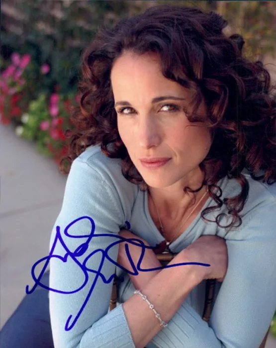 Andie MacDowell autograph