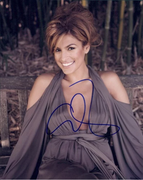 Eva Mendez autograph