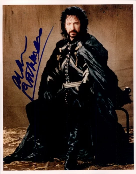 Alan Rickman autograph