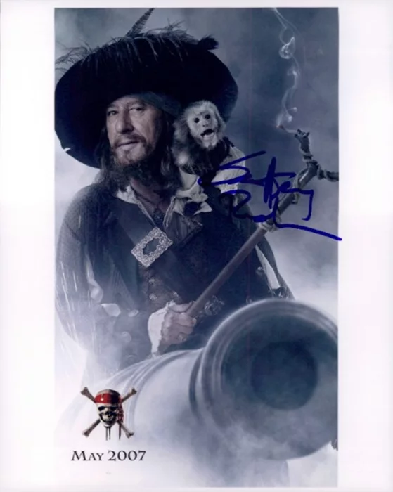 Geoffrey Rush autograph
