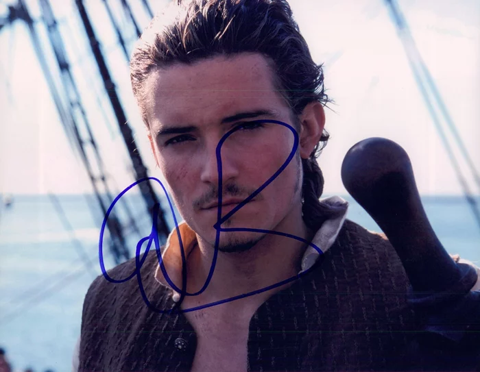 Orlando Bloom autograph