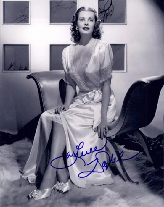 Arlene Dahl autograph
