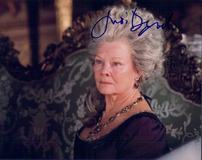 Judi Dench autograph