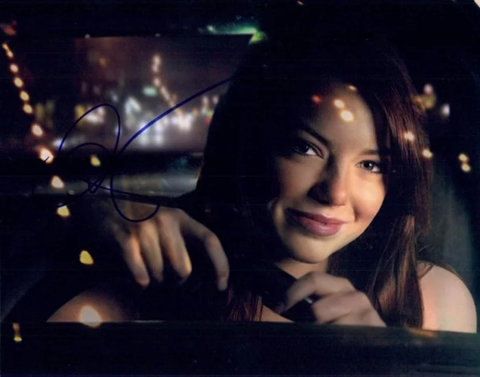 Emma Stone autograph