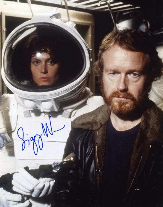 Sigourney Weaver autograph