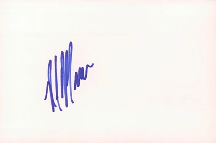 Rob Morrow autograph