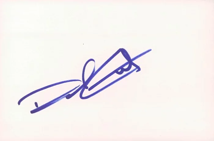 David Charvet autograph