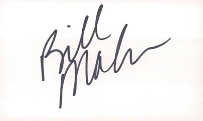 Bill Maher autograph