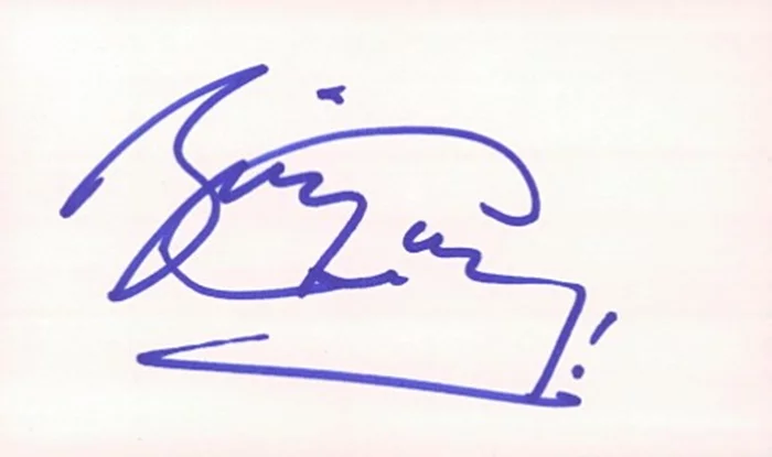 Billy Connolly autograph