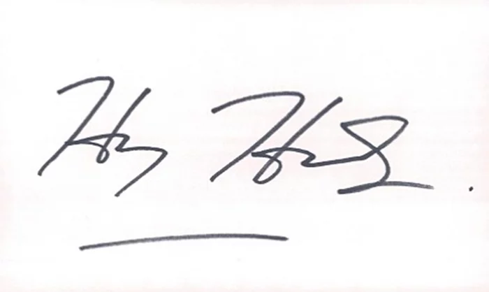 Harry Hamlin autograph