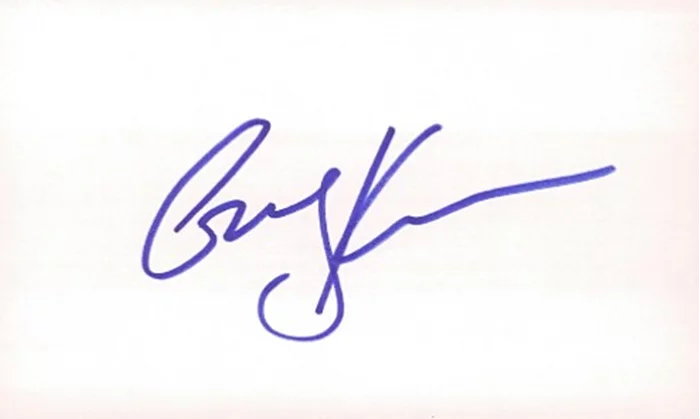 Greg Kinnear autograph