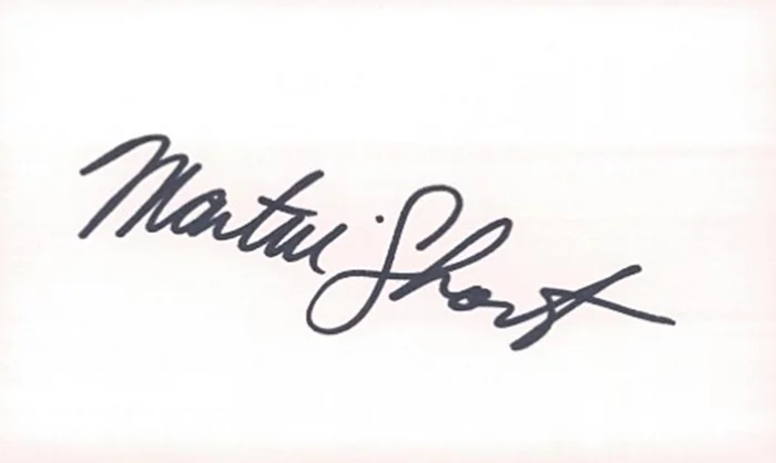 Martin Short autograph