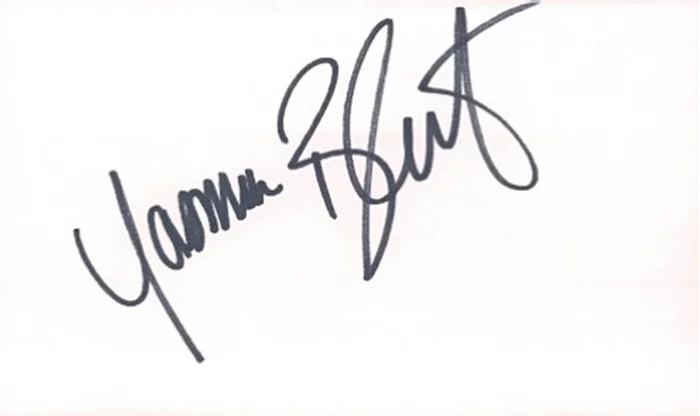 Yasmine Bleeth autograph