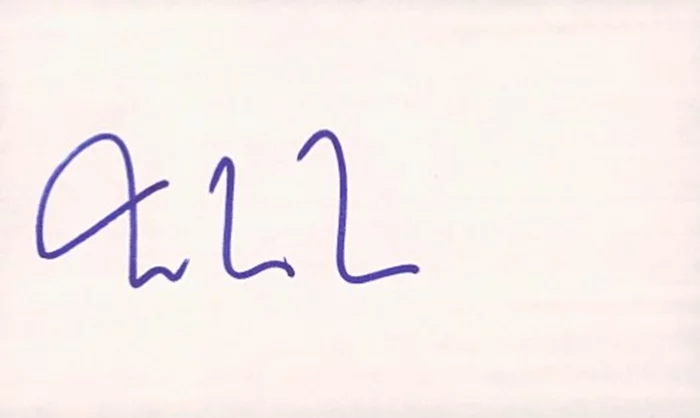 Yo Yo Ma autograph