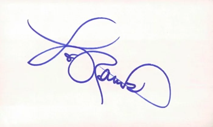 Lou Rawls autograph