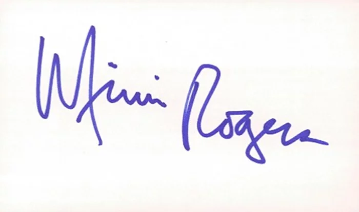 Mimi Rogers autograph